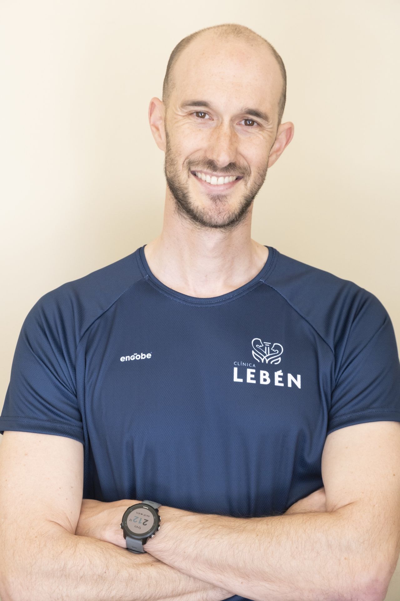 Retrato de Miguel Górriz, nutricionista deportivo de Clínica Lebén